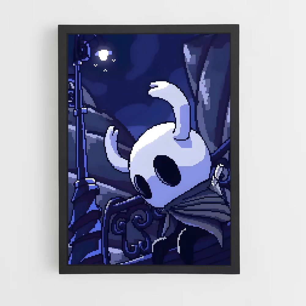 Poster Chevalier Masqué – affiche Hollow Knight (vue 2)